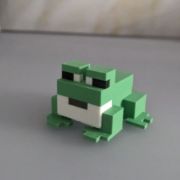 Minecraft Temalı Kurbağa Figürü resmi